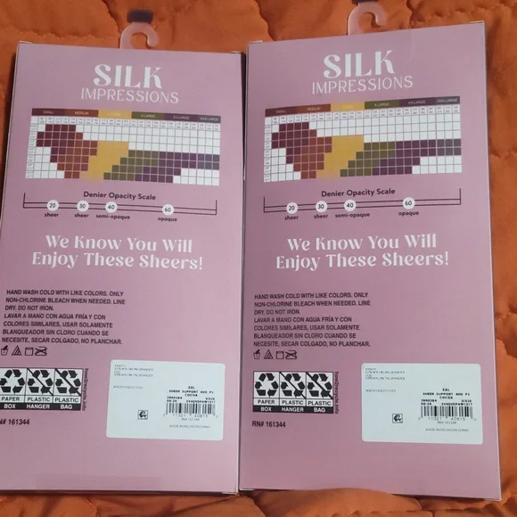 Impressions Sheer High Support Tights - Cocoa - Picture 5 of 7